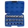 NEIKO 02488A 38 Drive Universal 6 Point Metric Socket Set 18 Piece Universal Mechanic Spline SAE CrV Steel Low Profile Spline Bit 38