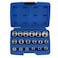 NEIKO 02488A 38 Drive Universal 6 Point Metric Socket Set 18 Piece Universal Mechanic Spline SAE CrV Steel Low Profile Spline Bit 38