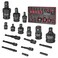 BILITOOLS Socket Adapter Set 17 Piece includes Reducer Universal Joint Socket Set Drill Adapter 14 38 12