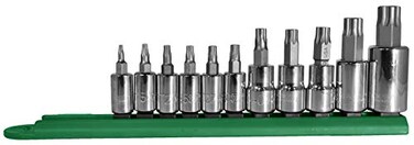 Mayhew Tools 16015 Torx Plus Socket Bit Set Chrome Plated 11Piece