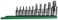Mayhew Tools 16015 Torx Plus Socket Bit Set Chrome Plated 11Piece