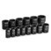 Capri Tools 12 in Drive Shallow Impact Socket Set 716 to 114 in SAE 14Piece