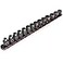 CROM Stubby Impact Socket Set 14Piece 38 Drive Metric 619mm Low Profile Socket Set CRMO Steel Nano Shallow Impact Includes Aluminum Storage Rail Metric 14 Piece