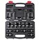 SUNEX TOOLS 2665 12 Inch Drive Universal Impact Socket Set 13Piece Metric 12mm 24mm CrMo Alloy Steel Radius Corner Design Heavy Duty Storage Case