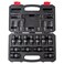 SUNEX TOOLS 2665 12 Inch Drive Universal Impact Socket Set 13Piece Metric 12mm 24mm CrMo Alloy Steel Radius Corner Design Heavy Duty Storage Case