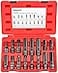 Neiko 02457A LugNut Key Set WheelLock Removal Tool Kit for Aftermarket and Factory Wheel Tire Keys SAE and Metric Lug Sockets 16 Pieces