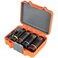 Klein Tools 66040 2in1 Impact Socket Set 5Piece Tool Set with 12Point Deep Sockets with 12Inch Drive Includes Tool Case