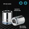 DURATECH 14 Drive Socket Set Metric Socket Set 10PCS Mechanic Metric Socket Sets with Storage Rack 6Point Shallow Socket Set 4mm 5mm 6mm 7mm 8mm 9mm 10mm 11mm 12mm 13mm