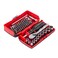 CRAFTSMAN VSERIES Socket Set with 80tooth Low Profile Ratchet 38 Piece Shallow MM 14 Inch Drive CMMT45751V