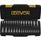 LEXIVON Master TORX Bit Socket Set Premium S2 Alloy Steel Complete 34Piece Solid Star Tamper Proof T6 T70 Enhanced Storage Case LX149