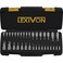 LEXIVON Master TORX Bit Socket Set Premium S2 Alloy Steel Complete 34Piece Solid Star Tamper Proof T6 T70 Enhanced Storage Case LX149