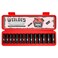 WIILDIS 14 Pieces 38Inch Drive Deep Impact Socket Set 7mm to 21mm CRV Metric 6Point 14 Pieces 38 Dr Socket