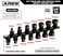 ARES 29018 14Piece 38Inch Drive Metric Low Profile Nano Impact Socket Set Impact Grade Sockets Offer Greater Clearance Than Typical Shallow Sockets Includes Aluminum Storage Rail