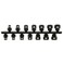 ARES 29018 14Piece 38Inch Drive Metric Low Profile Nano Impact Socket Set Impact Grade Sockets Offer Greater Clearance Than Typical Shallow Sockets Includes Aluminum Storage Rail