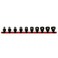 ARES 29019 10Piece 38Inch Drive SAE Low Profile Nano Impact Socket Set Impact Grade Sockets Offer Greater Clearance Than Typical Shallow Sockets Includes Aluminum Storage Rail