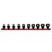 ARES 29019 10Piece 38Inch Drive SAE Low Profile Nano Impact Socket Set Impact Grade Sockets Offer Greater Clearance Than Typical Shallow Sockets Includes Aluminum Storage Rail