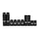 CASOMAN 10Piece Impact Socket Set10mm 14 38 Drive Deep Shallow Metric Black Phosphate Finish