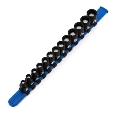 CASOMAN 13PCS 38Drive Magnetic Socket Set Shallow 6Point Metric 7mm to 19mm CRMO