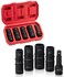 Bates Choice Bates Lug Nut Impact Socket Set 5 pcs Lug Nut Socket Set 12 Drive 21mm Lug Nut Socket Lugnut Impact Socket Set Lug Nut Sockets 22mm Lug Nut Socket Set 12 Impact Wheel Lug Nuts Socket