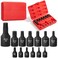Bates Choice Bates Impact Torx Bit Socket Set 13 pcs T10T60 14 38 12 Drive CrMo Steel Impact Torx Socket Set