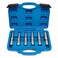JEUCLEL 6PCS 38 Glow Plug Socket Set Universal Joint 816mm 6 Point Glow Plug Removal Tool for Removal and Replacement of Glow Plugs