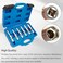 JEUCLEL 6PCS 38 Glow Plug Socket Set Universal Joint 816mm 6 Point Glow Plug Removal Tool for Removal and Replacement of Glow Plugs