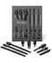 Bates Choice Bates Impact Socket Adapter Set 9 pcs Rotatable Socket Adapter 12 14 38 14 Hex Shank Impact Adapter Set Impact Swivel Socket Set Drill Socket Adapter Impact Driver Socket Adapter