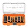 Klein Tools 656QS KNECT Quad Socket 24 Sizes in 6 Sockets 4in1 Color Coded SAE and Metric Impact Rated DeepWell HeavyDuty 14and 38Inch Drive 312and 612Inch Shaft