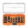 Klein Tools 656QS KNECT Quad Socket 24 Sizes in 6 Sockets 4in1 Color Coded SAE and Metric Impact Rated DeepWell HeavyDuty 14and 38Inch Drive 312and 612Inch Shaft