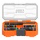 Klein Tools 654QS KNECT Quad Socket 16 Sizes in 4 Sockets 4in1 Color Coded SAE and Metric Impact Rated DeepWell Heavy Duty 14Inch Drive 312 and 612Inch Shaft