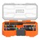 Klein Tools 654QS KNECT Quad Socket 16 Sizes in 4 Sockets 4in1 Color Coded SAE and Metric Impact Rated DeepWell Heavy Duty 14Inch Drive 312 and 612Inch Shaft