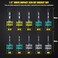 KIRXST 12 Drive Impact XZN Bit Socket Set 10 Piece Impact XZN Triple Square Bit Socket Set M5 M18 CrMo Steel for Fastener Replacement
