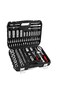 XHTT 94 Piece Tools For MechanicsMetric And Standard 1412 Socket SetAnd Ratchet SetUniversal JointExtension Bars And Quick Release Reversible Ratchet WrenchPlastic Toolbox Storage