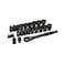 GEARWRENCH 25 Piece 38 Drive Pass Through Ratchet and Socket Set GWX6PT25