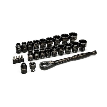 GEARWRENCH 25 Piece 38 Drive Pass Through Ratchet and Socket Set GWX6PT25