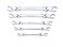 GEARWRENCH 5 Pc Ratcheting Flex Head Flare Nut Wrench Set SAE 89100