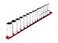 TEKTON 12 Inch Drive Deep 6Point Socket Set with Rail 15Piece 10 24 mm SHD92106