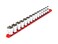 TEKTON 12 Inch Drive Shallow 6Point Socket Set with Rail 15Piece 10 24 mm SHD92102