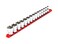 TEKTON 12 Inch Drive Shallow 6Point Socket Set with Rail 15Piece 10 24 mm SHD92102