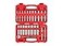 TEKTON 38 Inch Drive 6Point Socket and Ratchet Set 42Piece 624 mm SKT15201