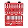 TEKTON 38 Inch Drive 6Point Socket and Ratchet Set 46Piece 51634 in 819 mm SKT15301