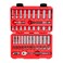TEKTON 38 Inch Drive 6Point Socket and Ratchet Set 46Piece 51634 in 819 mm SKT15301