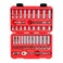 TEKTON 38 Inch Drive 6Point Socket and Ratchet Set 46Piece 51634 in 819 mm SKT15301