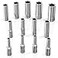Olsa Tools SAE Deep Socket Set 14Inch Drive 13pc 6Point Chrome Sockets from 18 to 58 and No Skipped Sizes Mechanic Deep SAE Socket Set Professional Grade Long Sockets Part 1329