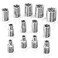 Olsa Tools SAE Shallow Socket Set 14Inch Drive 13pc 6Point Chrome Sockets 18 to 58 and No Skipped Sizes Mechanic Shallow SAE Socket Set Professional Grade Short Sockets Part 1330