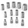 Olsa Tools SAE Shallow Socket Set 14Inch Drive 13pc 6Point Chrome Sockets 18 to 58 and No Skipped Sizes Mechanic Shallow SAE Socket Set Professional Grade Short Sockets Part 1330