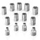 Olsa Tools SAE Shallow Socket Set 38Inch Drive 13pc 6Point Chrome Sockets 14 to 1 and No Skipped Sizes Mechanic Shallow SAE Socket Set Professional Grade Short Sockets Part 1333