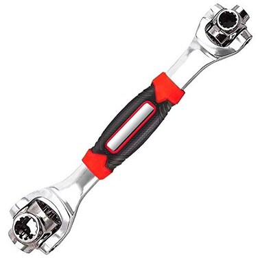 iPstyle Universal Wrench 52 in 1 Socket Wrench Tool with Multifunction 360 Degree Rotating Head Spanner Tool for Home and Car Repair