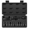 Reniteco 13Piece 14 Drive Socket Set SAE 316 1132 Deep Sockets 72Tooth Ratchet Wrench Drive Spinner Handle 6 Point Design CrV