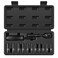 Reniteco 13Piece 14 Drive Socket Set SAE 316 1132 Deep Sockets 72Tooth Ratchet Wrench Drive Spinner Handle 6 Point Design CrV
